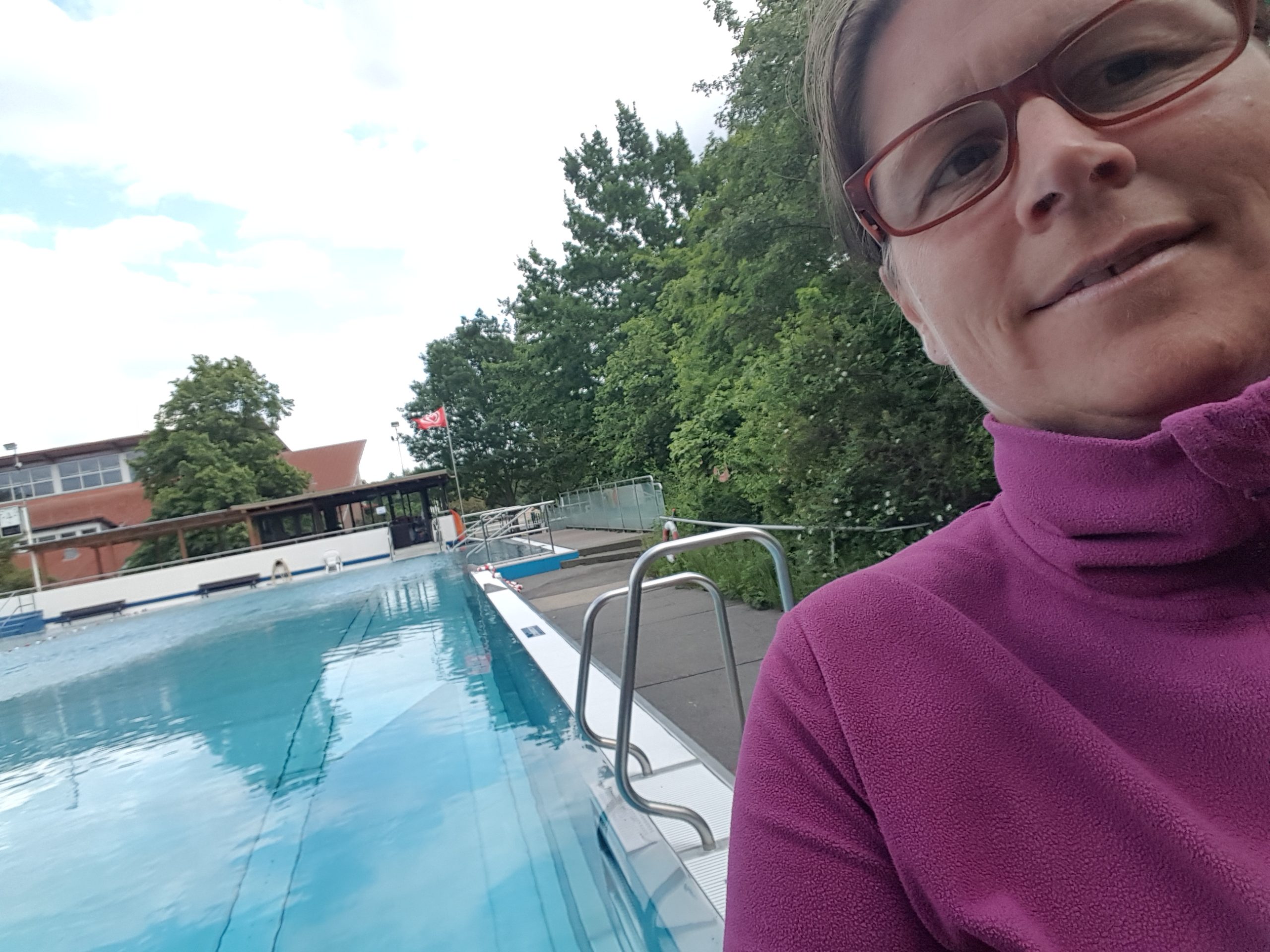 leeres Freibad Tespe